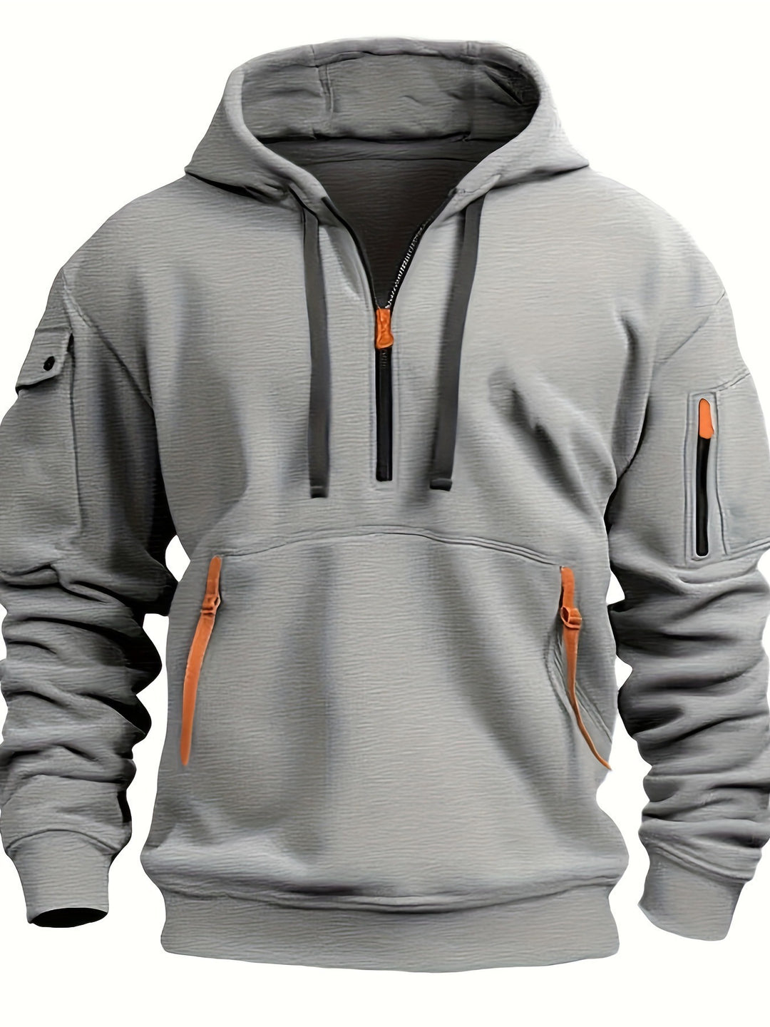 Herrar hoodie med sidofickor med dragkedja Eva Jonsson-Eva Jonsson
