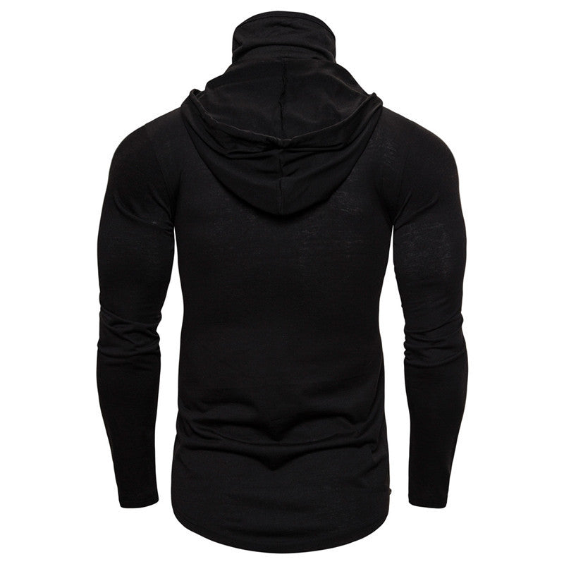 Herrar hoodie med skelettdesign och praktiskt ansiktsskydd Mirla-Eva Jonsson