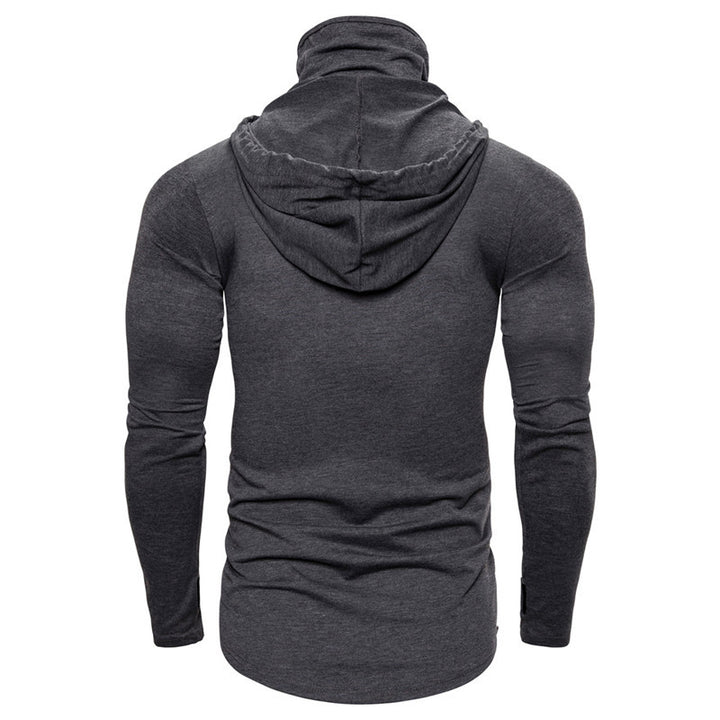 Herrar hoodie med skelettdesign och praktiskt ansiktsskydd Mirla-Eva Jonsson