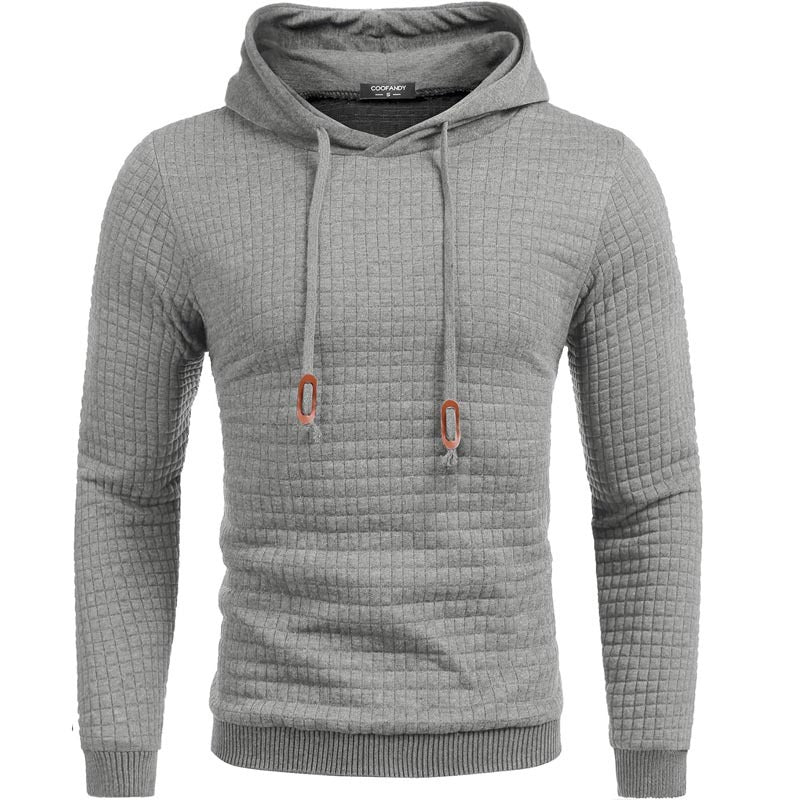 Herrar hoodie med strukturerad design och bekväm passform Mirla-Eva Jonsson