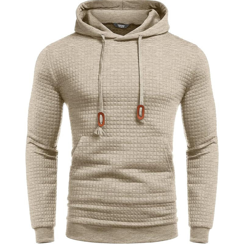 Herrar hoodie med strukturerad design och bekväm passform Mirla-Eva Jonsson
