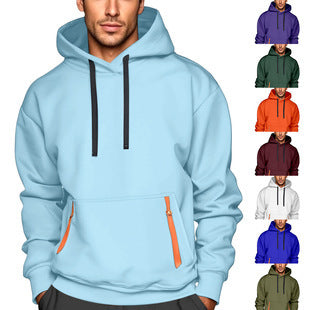 Herrar hoodie med trendiga dragkedjefickor Mirla-Eva Jonsson