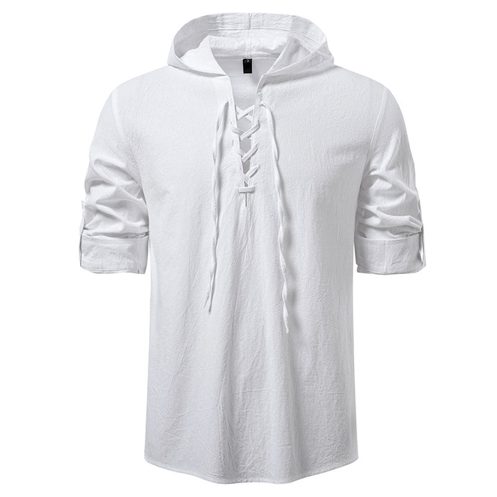 Herrar hoodie med unik snördesign Mirla-Eva Jonsson