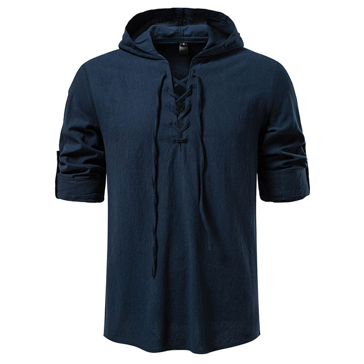 Herrar hoodie med unik snördesign Mirla-Eva Jonsson