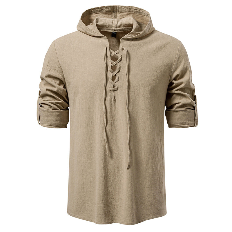 Herrar hoodie med unik snördesign Mirla-Eva Jonsson