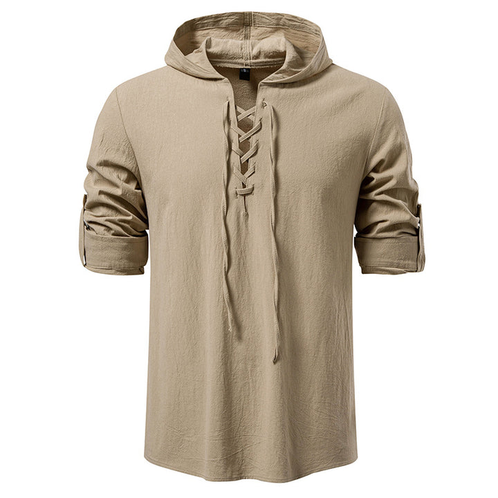 Herrar hoodie med unik snördesign Mirla-Eva Jonsson