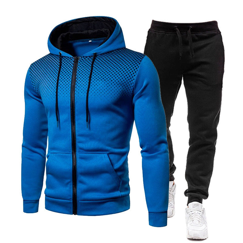 Herrar hoodie- och joggingset med andningsdesign Mirla-Eva Jonsson