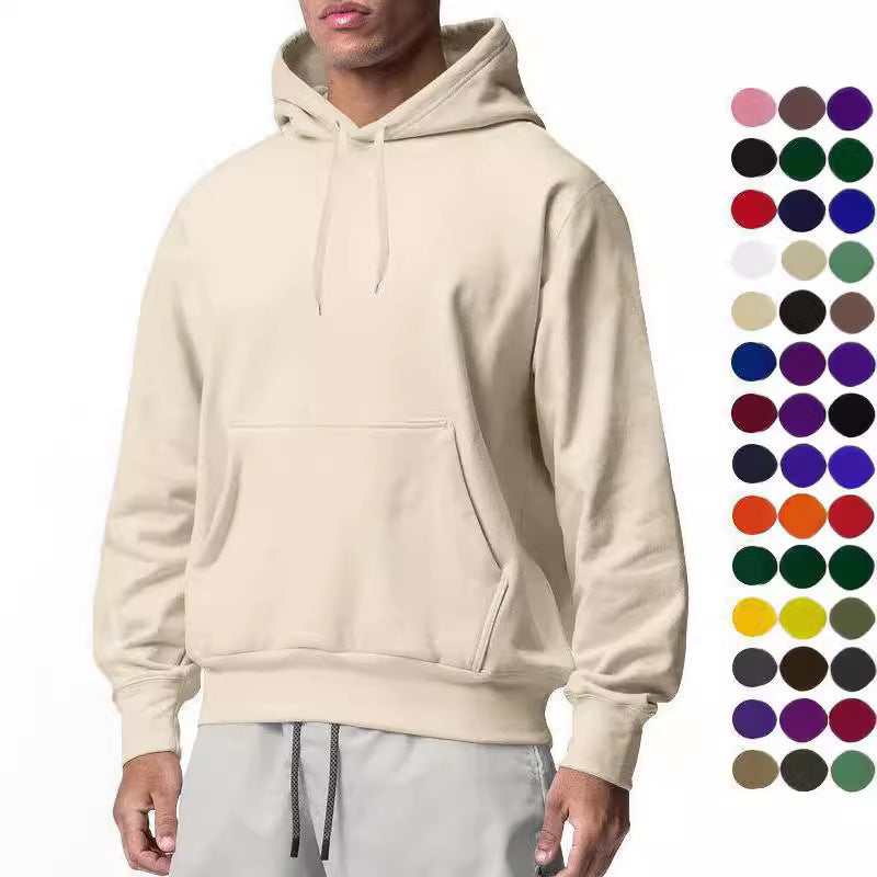 Herrar klassisk hoodie med känguruficka och andningsbart material Mirla-Eva Jonsson