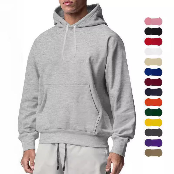 Herrar klassisk hoodie med känguruficka och andningsbart material Mirla-Eva Jonsson
