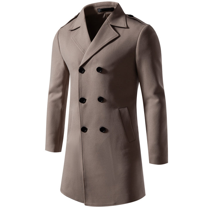 Herrar klassisk trenchcoat med dubbel knapprad och stiliga detaljer Mirla-Eva Jonsson