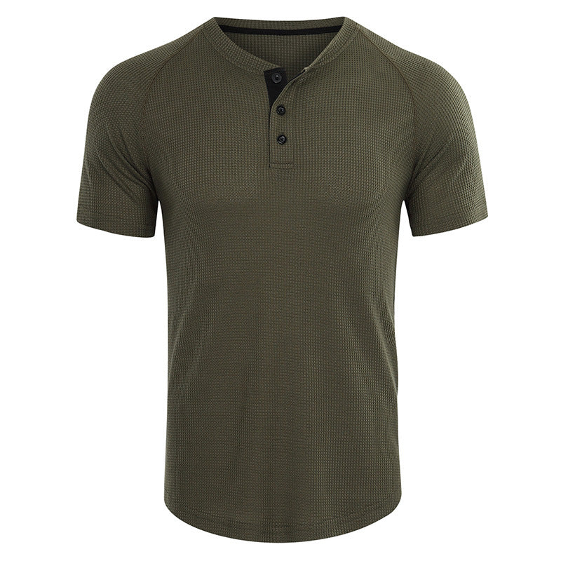Herrar kortärmad polo-shirt med strukturerad tyg Mirla-Eva Jonsson