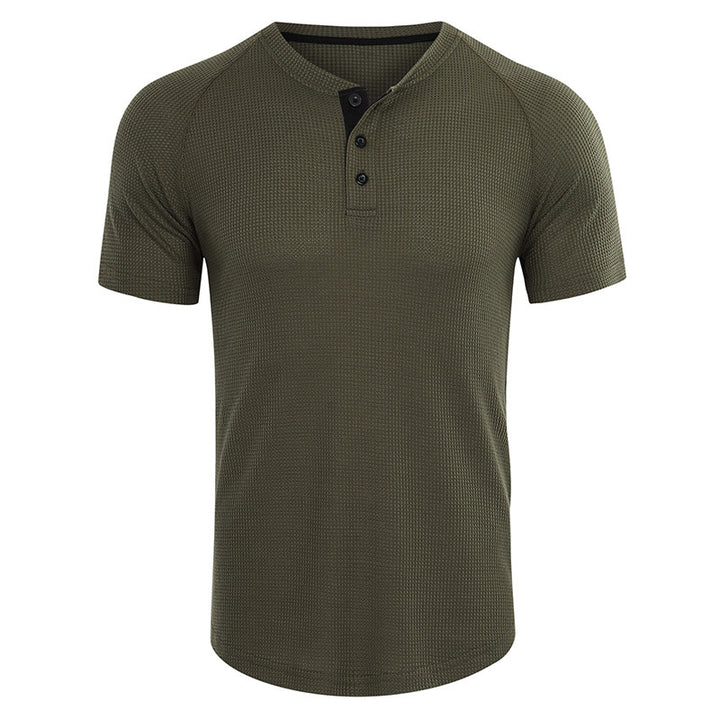 Herrar kortärmad polo-shirt med strukturerad tyg Mirla-Eva Jonsson