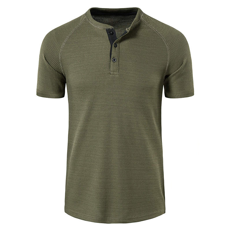 Herrar kortärmad polo-shirt med strukturerad tyg Mirla-Eva Jonsson