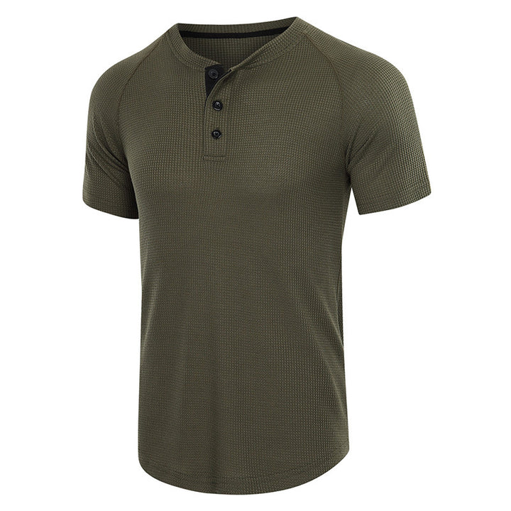 Herrar kortärmad polo-shirt med strukturerad tyg Mirla-Eva Jonsson