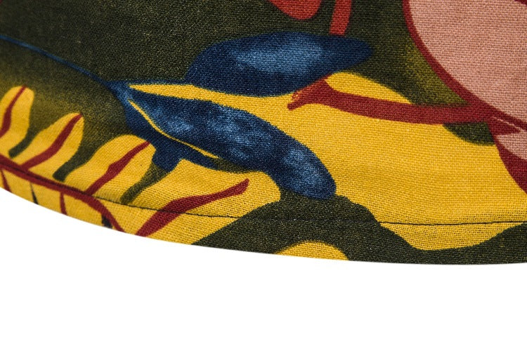 Herrar kortärmad skjorta i tropisk design Eva Jonsson-Eva Jonsson