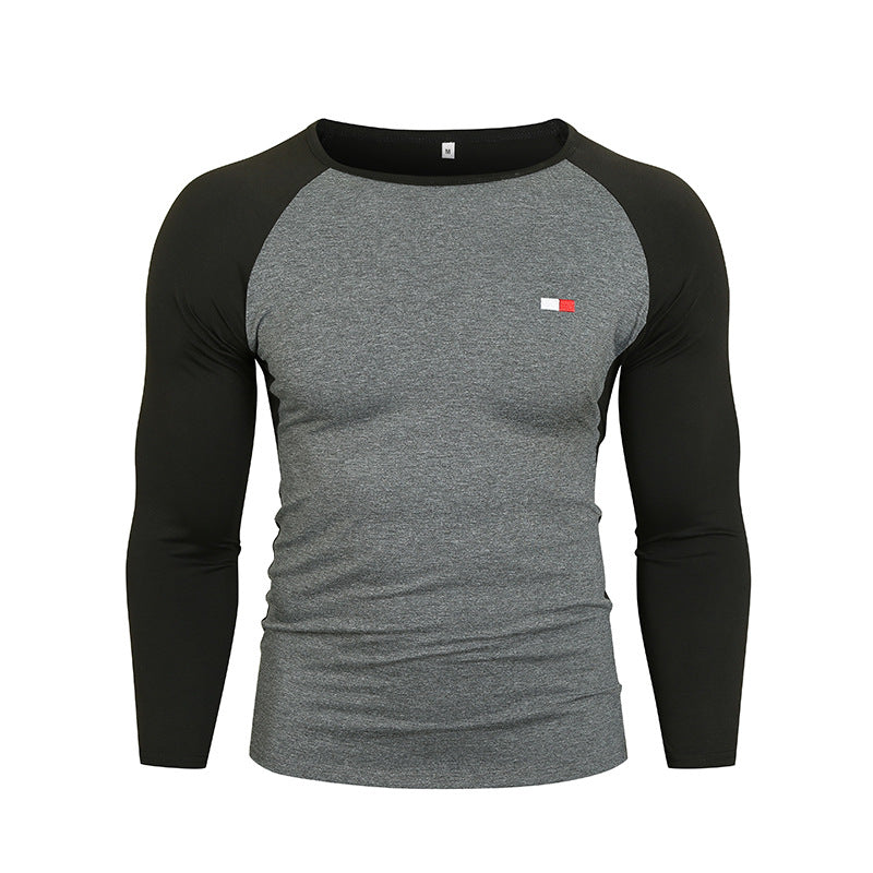 Herrar långärmad T-shirt med raglanärmar och högkvalitativ bomull Mirla-Eva Jonsson