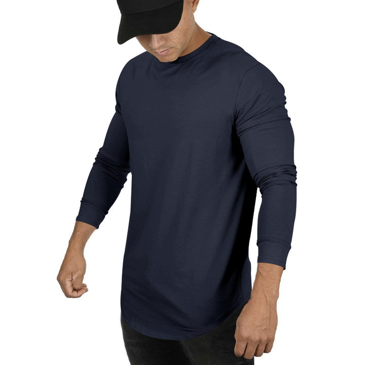 Herrar långärmad avslappnad T-shirt Mirla-Eva Jonsson