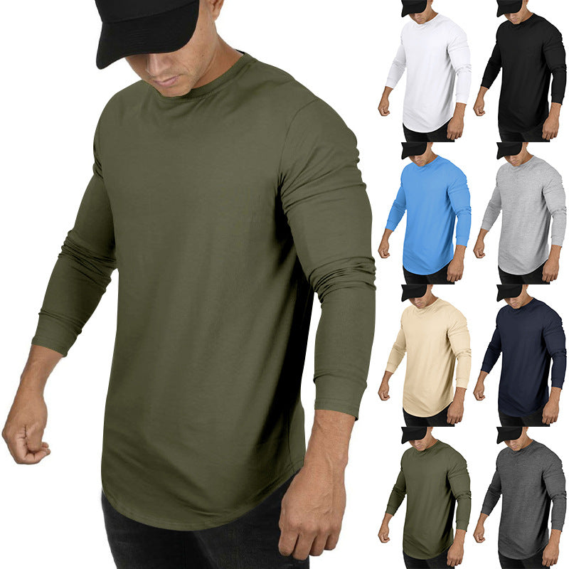 Herrar långärmad avslappnad T-shirt Mirla-Eva Jonsson