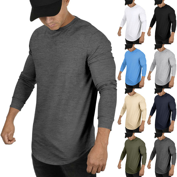 Herrar långärmad avslappnad T-shirt Mirla-Eva Jonsson