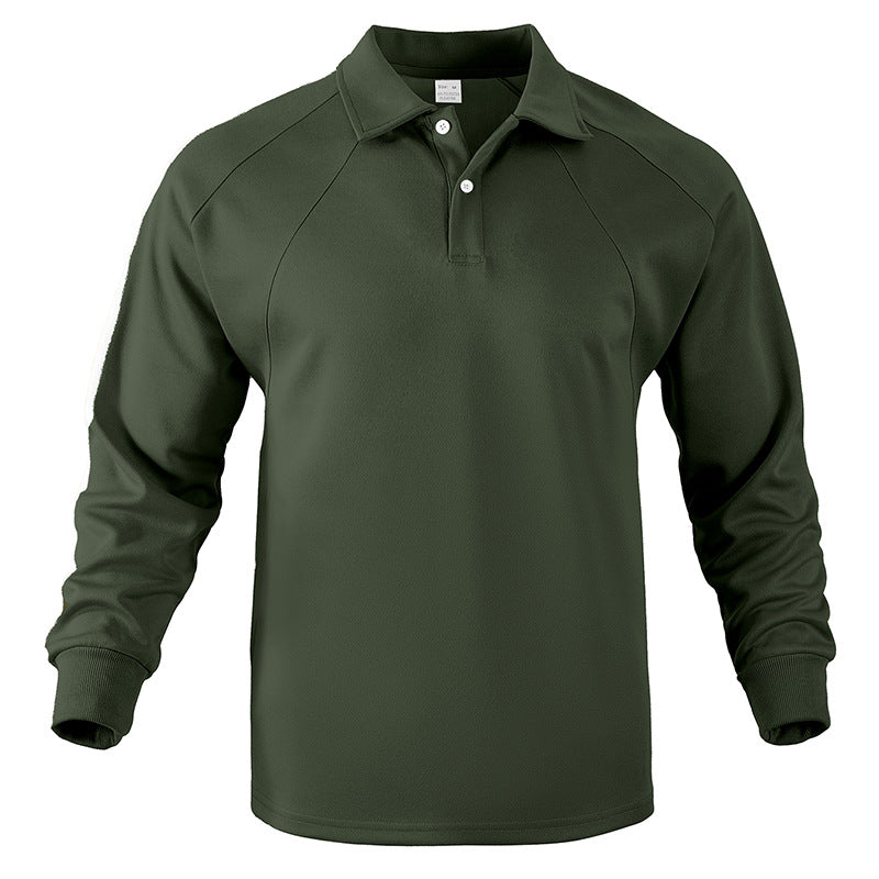 Herrar långärmad polo-shirt i mjuk bomull med sportiga accenter Mirla-Eva Jonsson