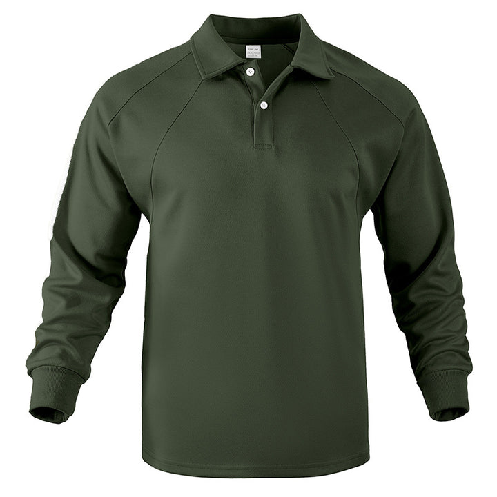 Herrar långärmad polo-shirt i mjuk bomull med sportiga accenter Mirla-Eva Jonsson