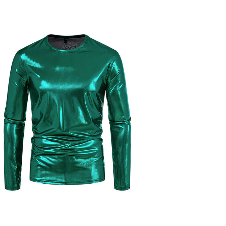 Herrar långärmad tröja i slät, reflekterande material Eva Jonsson-Eva Jonsson