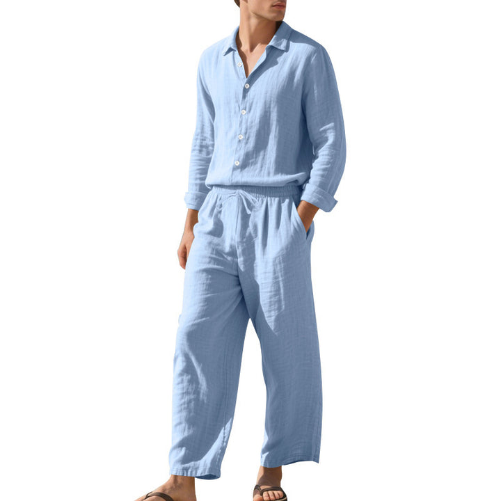 Herrar luftig linne-outfit Mirla-Eva Jonsson