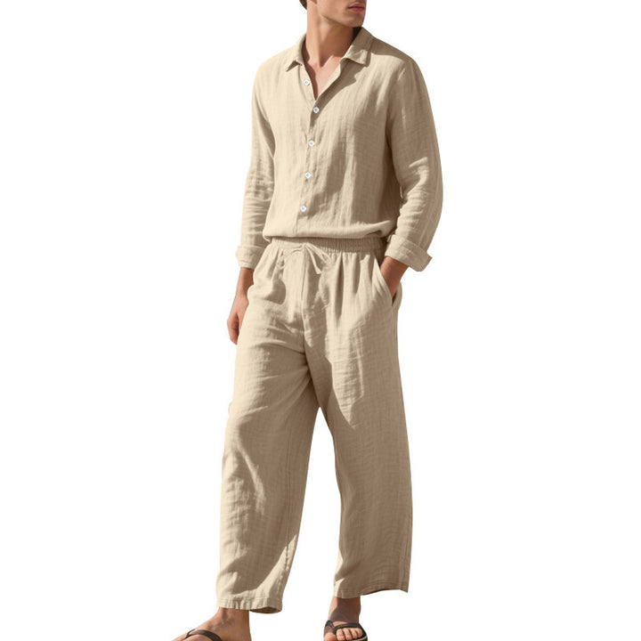 Herrar luftig linne-outfit Mirla-Eva Jonsson