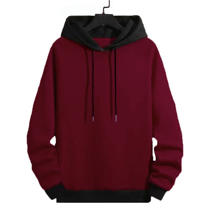 Herrar militär hoodie med kontrasterande ärmar Mirla-Eva Jonsson