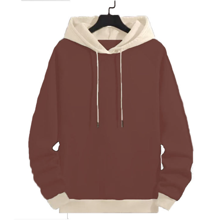 Herrar militär hoodie med kontrasterande ärmar Mirla-Eva Jonsson