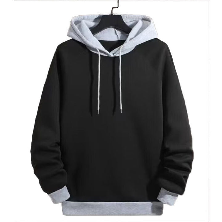 Herrar militär hoodie med kontrasterande ärmar Mirla-Eva Jonsson