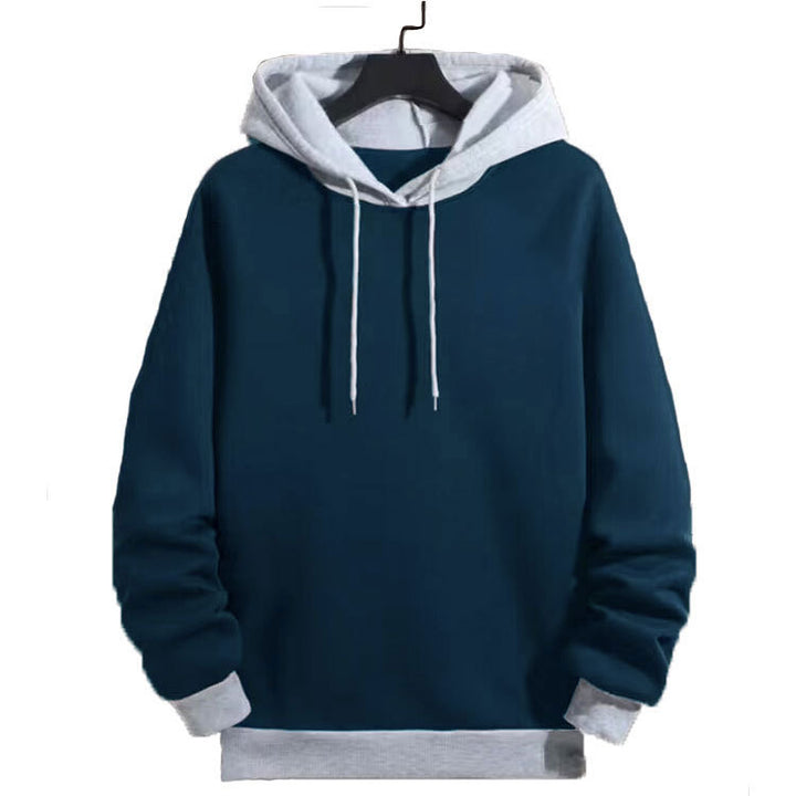 Herrar militär hoodie med kontrasterande ärmar Mirla-Eva Jonsson