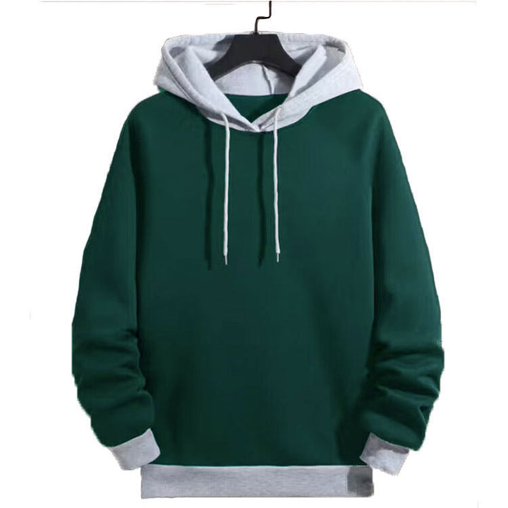 Herrar militär hoodie med kontrasterande ärmar Mirla-Eva Jonsson