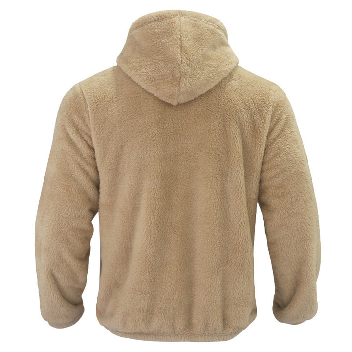 Herrar mjuk fleece-hoodie med huva och dragkedja Eva Jonsson-Eva Jonsson