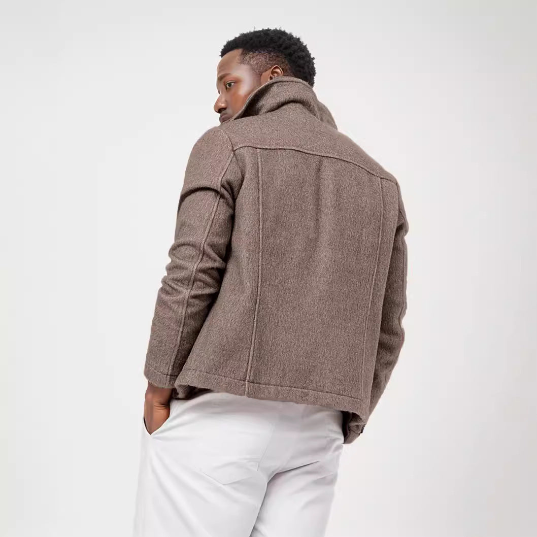 Herrar mode Utility-jacka med strukturerade detaljer Mirla-Eva Jonsson