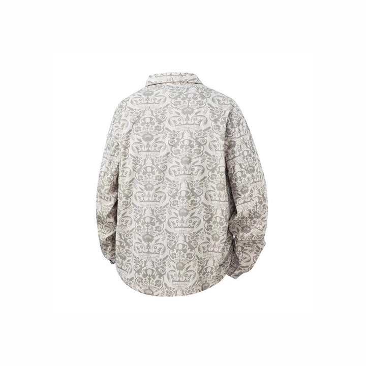 Herrar mode overshirt med komplext mönster Mirla-Eva Jonsson