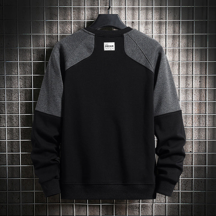 Herrar mode sweatshirt med kontrastärmar Eva Jonsson-Eva Jonsson