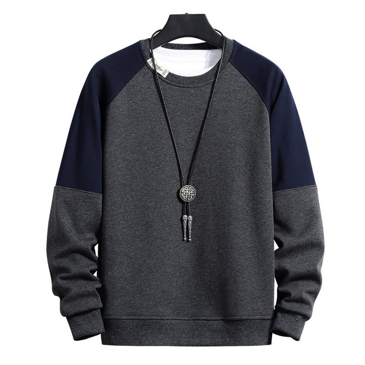 Herrar mode sweatshirt med kontrastärmar Eva Jonsson-Eva Jonsson