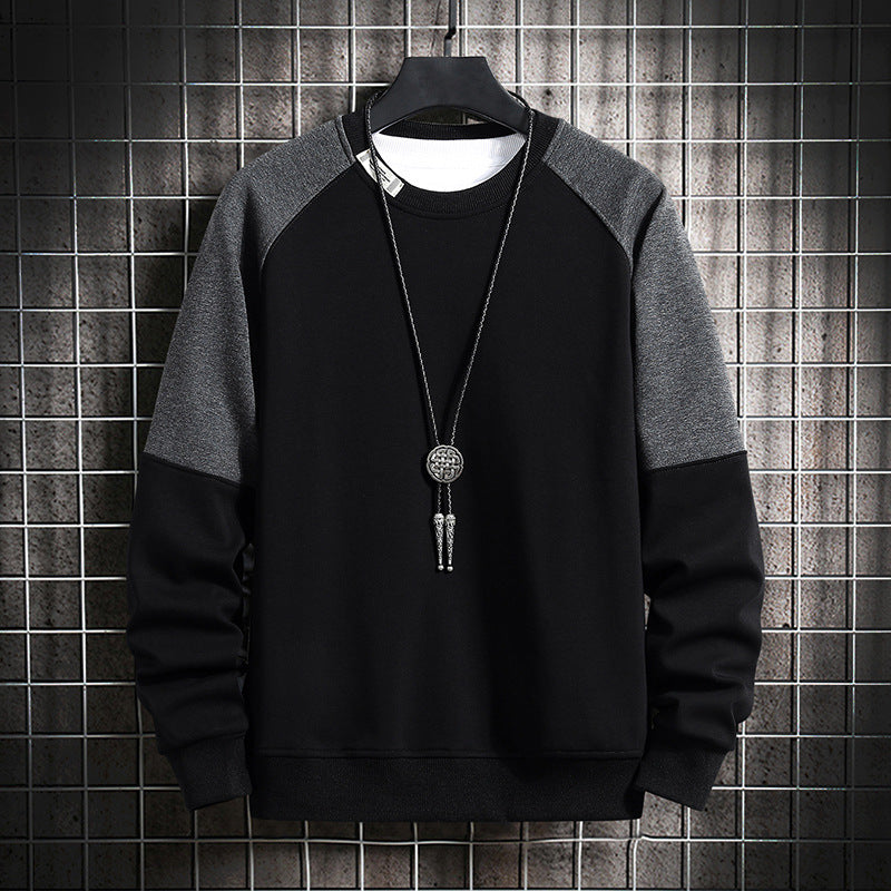 Herrar mode sweatshirt med kontrastärmar Eva Jonsson-Eva Jonsson