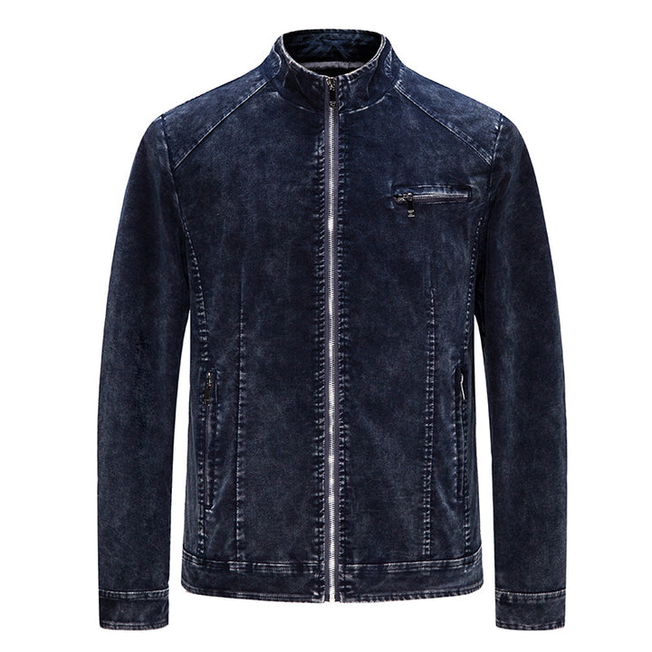 Herrar moderiktig fritidsjacka med lätt denim-effekt Mirla-Eva Jonsson