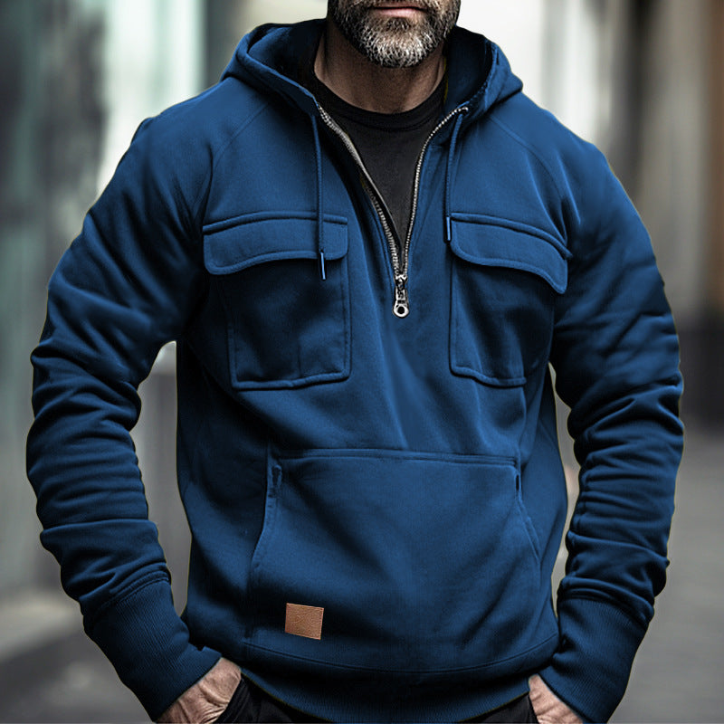 Herrar moderiktiga hoodies med praktiska bröstfickor Eva Jonsson-Eva Jonsson