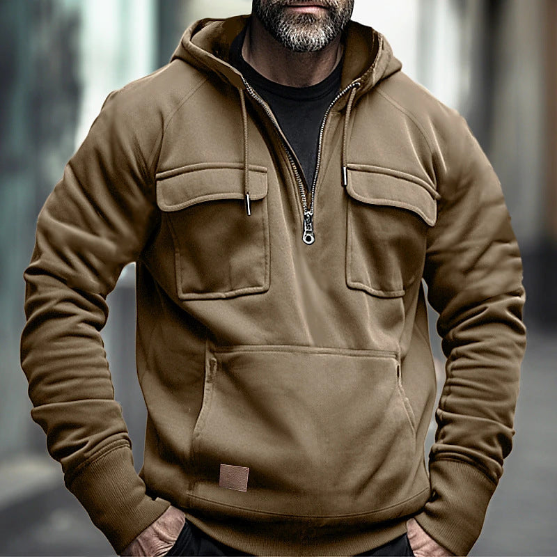 Herrar moderiktiga hoodies med praktiska bröstfickor Eva Jonsson-Eva Jonsson