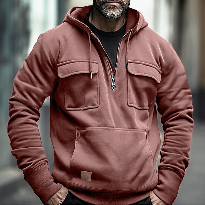 Herrar moderiktiga hoodies med praktiska bröstfickor Eva Jonsson-Eva Jonsson