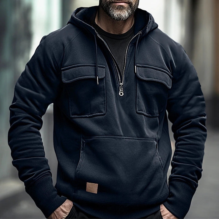 Herrar moderiktiga hoodies med praktiska bröstfickor Eva Jonsson-Eva Jonsson
