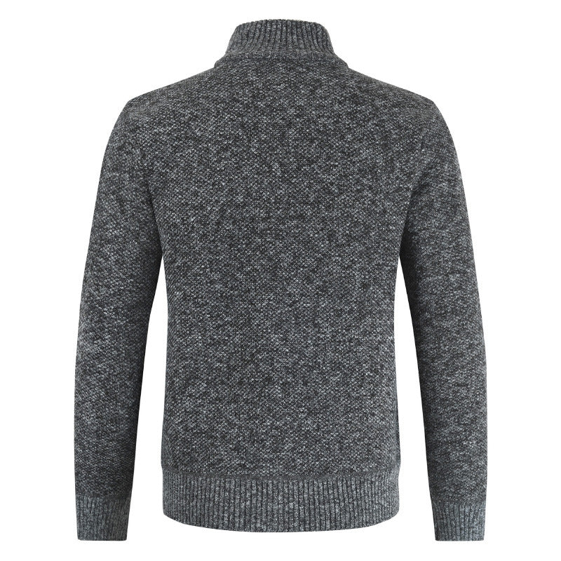 Herrar modernt stickad jacka med modern design Mirla-Eva Jonsson