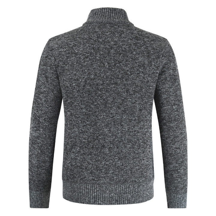 Herrar modernt stickad jacka med modern design Mirla-Eva Jonsson