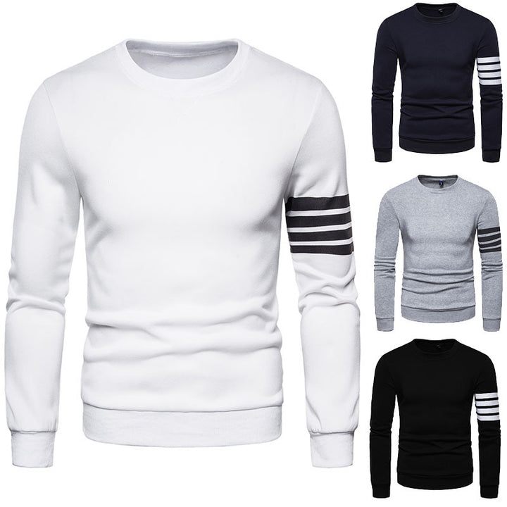 Herrar modernt sweatshirts med sportig rand-design Mirla-Eva Jonsson