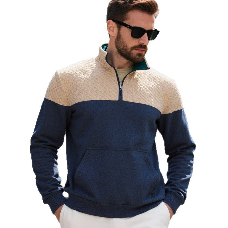 Herrar modetröja med hög krage och två fickor Eva Jonsson-Eva Jonsson