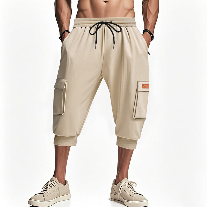 Herrar modiga Cargo-shorts med praktiska sidofickor och elastisk midja Mirla-Eva Jonsson