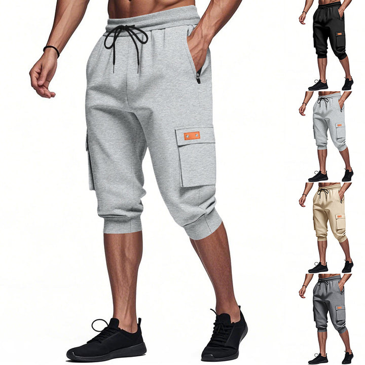 Herrar modiga Cargo-shorts med praktiska sidofickor och elastisk midja Mirla-Eva Jonsson
